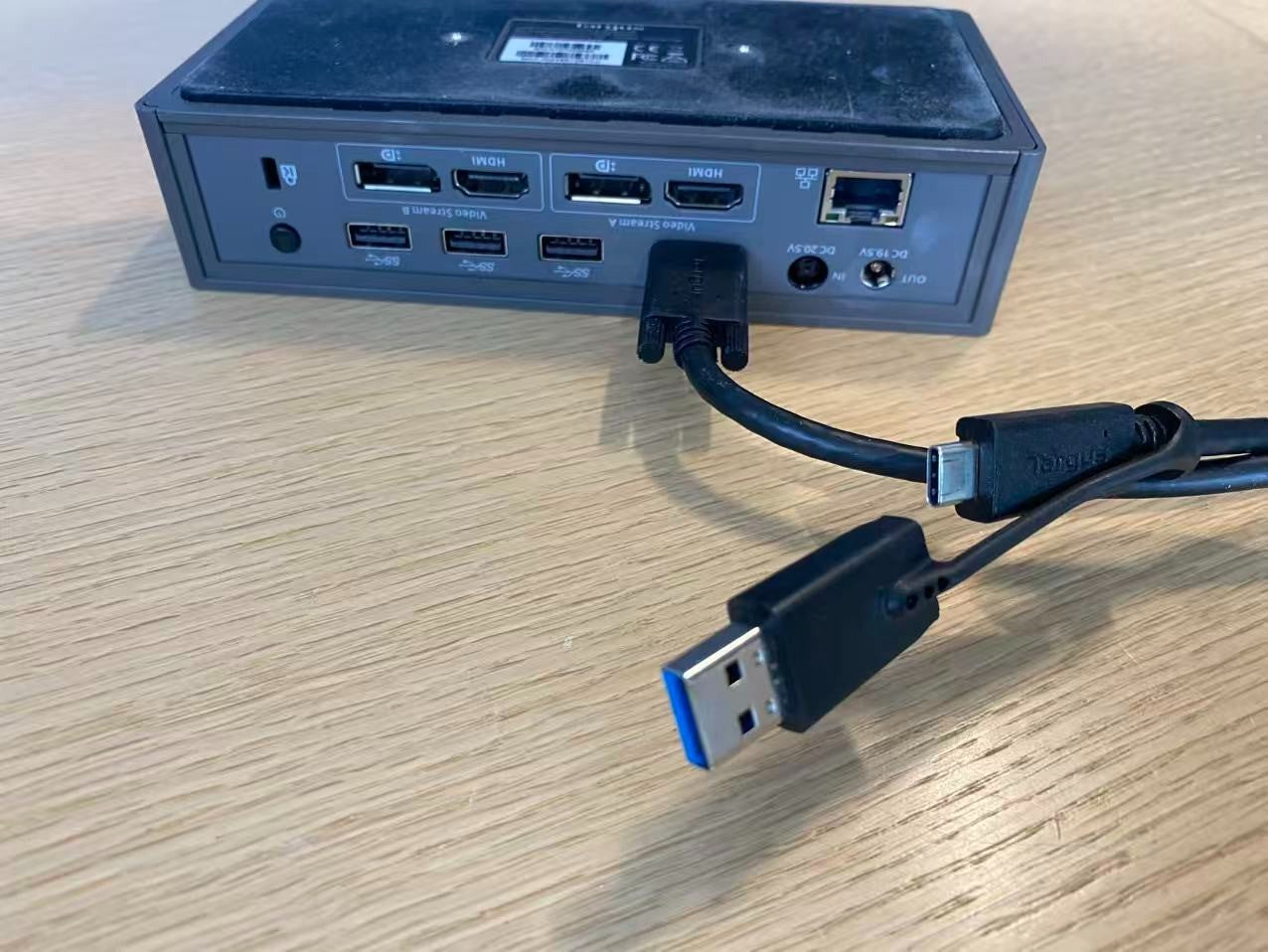 [AU] Targus DOCK190 USB-C Dual Video 4K Docking Station + Charger + Type-c Cable