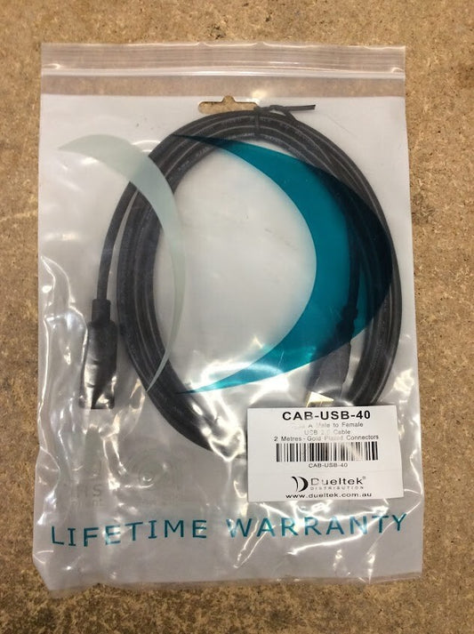Fast USB-2.0 2m Data Extension Cable Type A Male to A Female Connection Cord