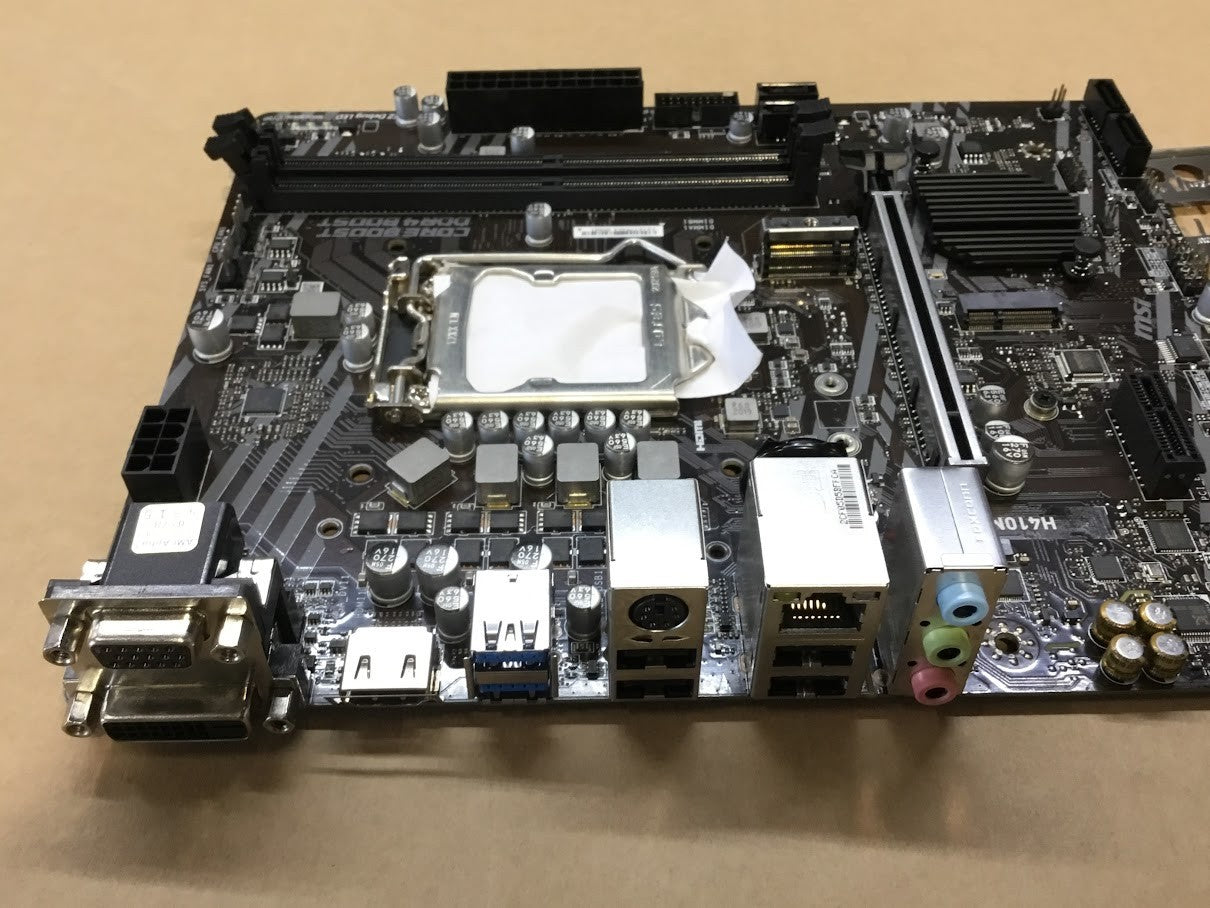 MSI H410M-PRO Motherboard mATX DDR4 LGA 1200 HDMI DVI VGA Intel H410 Au Seller