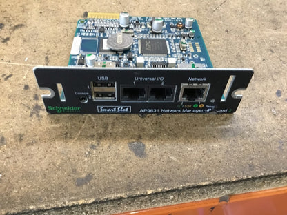Schneider Electric AP9631 Network Management Card 2 Black Tested Au Seller
