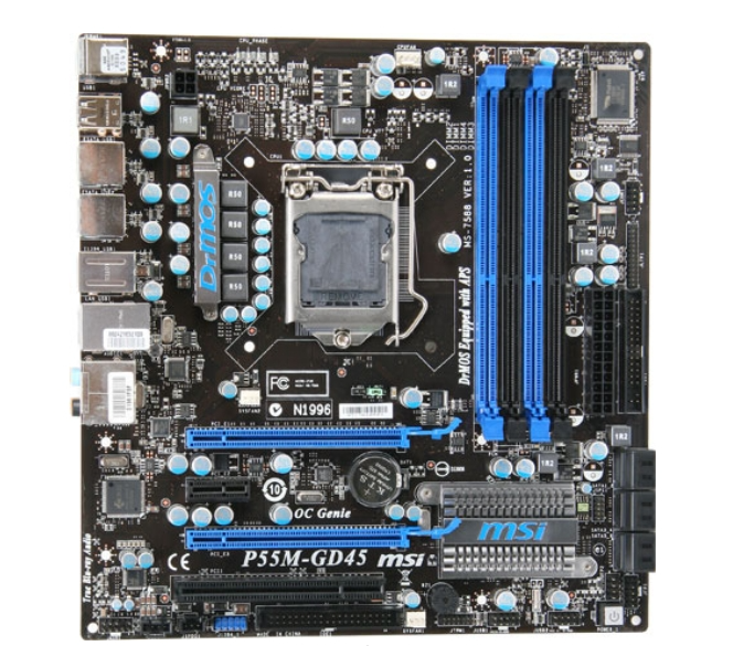 MSI P55M-GD45 Motherboard micro ATX LGA 1156/Socket H  With I/O Shield [AU]