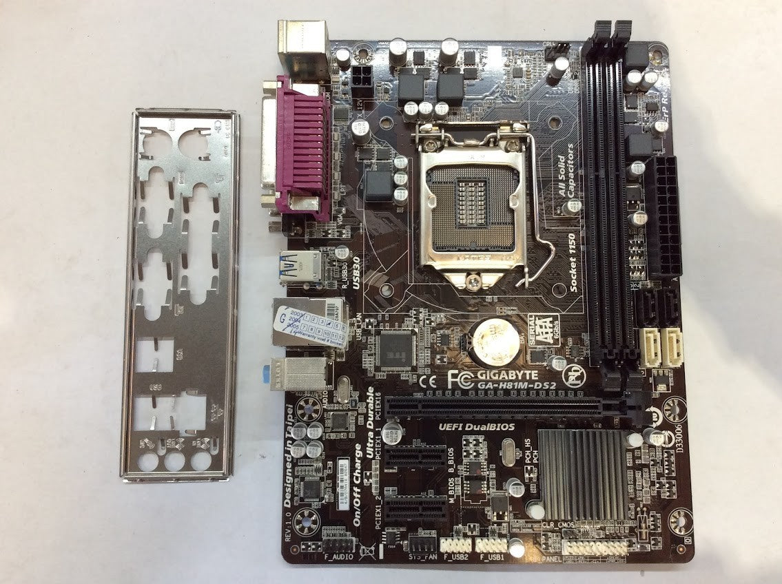 GIGABYTE GA-H81M-DS2 Motherboard micro ATX DDR3 LGA 1150 VGA Intel H81 [AU]