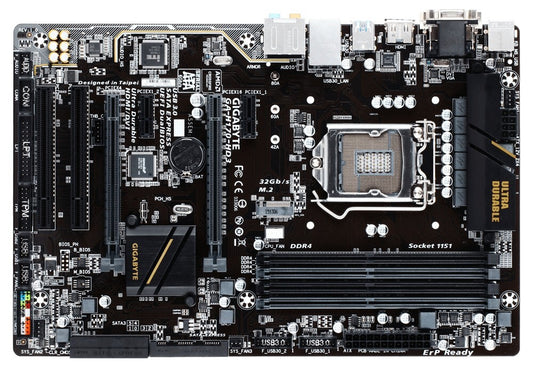 GIGABYTE GA-H170-HD3 Motherboard ATX DDR4 LGA 1151 VGA DVI HDMI Intel H170