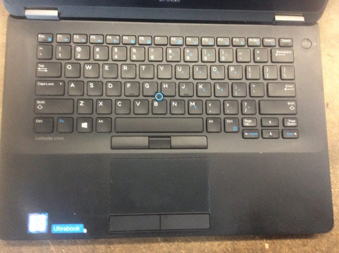 DELL Latitude E7470 Laptop 14" i5-6300U 8GBRAM 128GBSSD HDMI Mini-DP Win11 A-