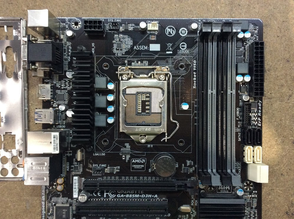 [AU] GIGABYTE GA-B85M-D3H-A Motherboard DDR3 microATX VGA DVI HDMI Intel B85