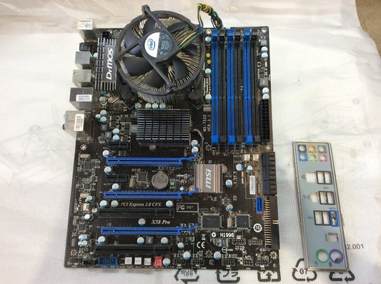 MSI X58 Pro Motherboard ATX LGA 1366 PCI Express 2.0 CFX With Intel i7-950 [AU]