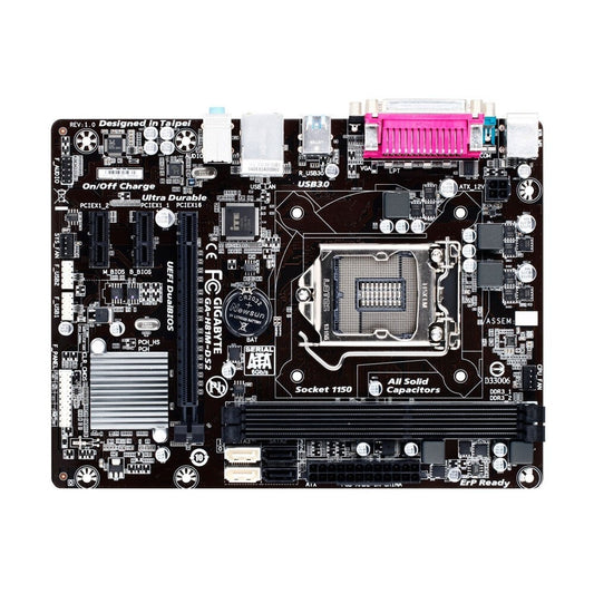 GIGABYTE GA-H81M-DS2 Motherboard mATX DDR3 LGA1150 USB3.0 VGA Intel H81 Au Stock