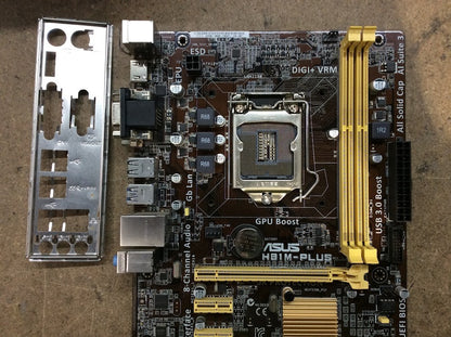 [AU]ASUS H81M-PLUS Motherboard DDR3 microATX LGA 1150 DVI VGA HDMI Intel H81
