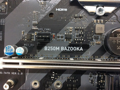 MSI B250M BAZOOKA Motherboard micro ATX DDR4 LGA 1151 HDMI USB-C Intel B250 [AU]