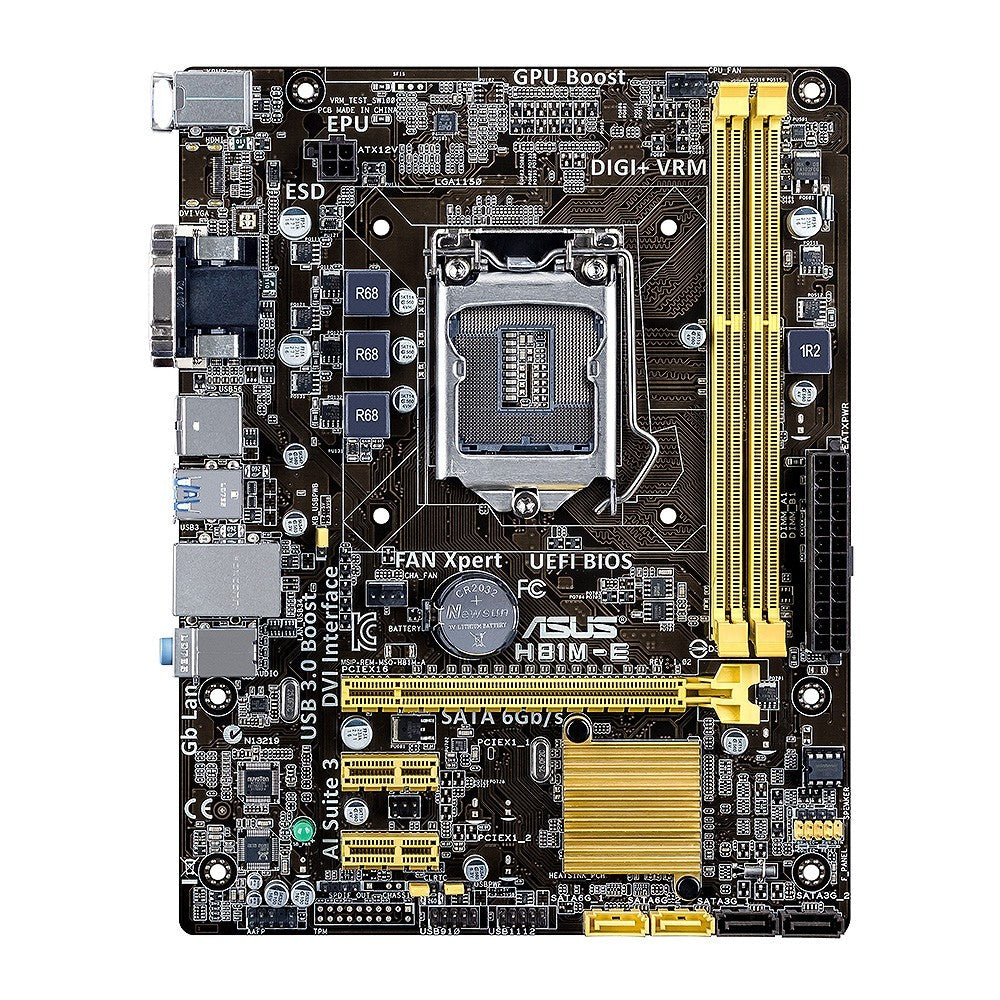 [AU Stock]ASUS H81M-E Motherboard microATX DDR3 LGA 1150 VGA DVI Intel H81