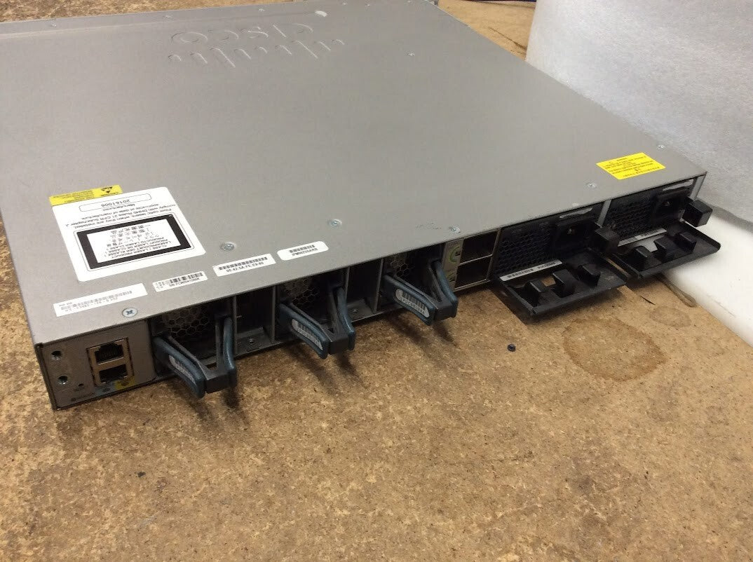 Cisco WS-C3850-12S-S 12-Port SFP 3850 Switch+C3850-NM-4-1G Silver Au Seller