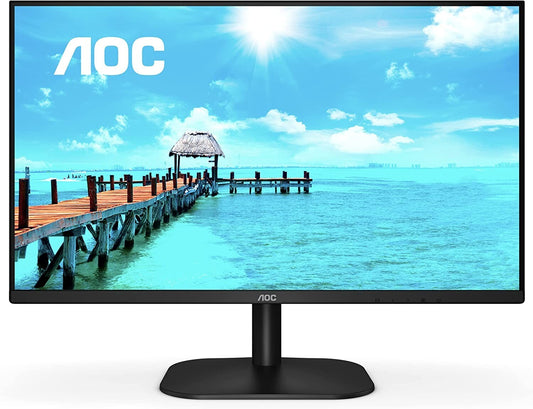 AOC 27B2H 27″ Full HD IPS Widescreen Monitor HDMI VGA Black Au Seller A+ Grade