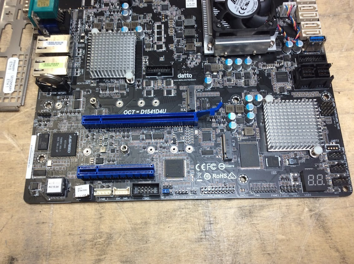 Datto OCT-D1541D4U ATX Server Motherboard+Intel Xeon D-1541@2.1Ghz-0/2*M.2 Slot