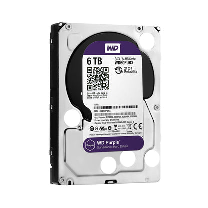 Western Digital 6TB 3.5" Hard Disk Drive 5400RPM SATA WD60PURX-78T0ZY1 [AU]