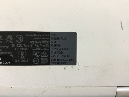 Dell Inspiron P25T Laptop 11.6'' Celeron N3060 4GBRAM 32GB White [AU Seller] A-