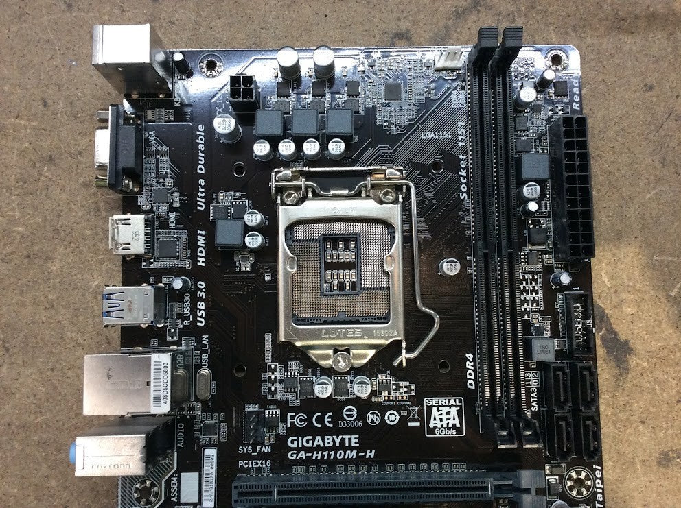 [AU Stock] GIGABYTE GA-H110M-H Motherboard microATX LGA 1151 VGA HDMI Intel H110