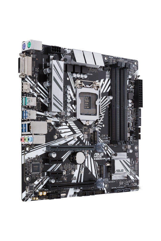 ASUS PRIME Z390M-PLUS Motherboard microATX DDR4 LGA 1151 HDMI DVI Intel Z390[AU]