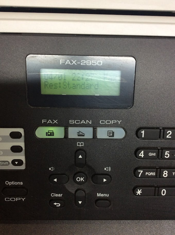 Brother Fax-2950 Mono Laser Fax Machine with Builtin Handset [AU Seller]