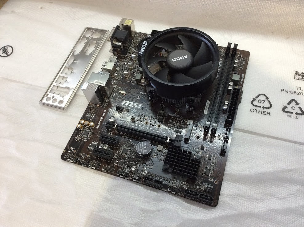 MSI B450M PRO-M2 V2 Motherboard AMD B450 microATX With Ryzen 3 2200G [AU Stock]