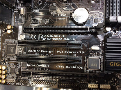 GIGABYTE GA-B85M-D3H-A Motherboard micro ATX DDR3 HDMI VGA DVI Intel B85 [AU]