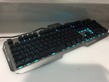 Kaliber Gaming L-BKHVER Wired Aluminum Gaming Keyboard GKB Black/Gray Au Seller