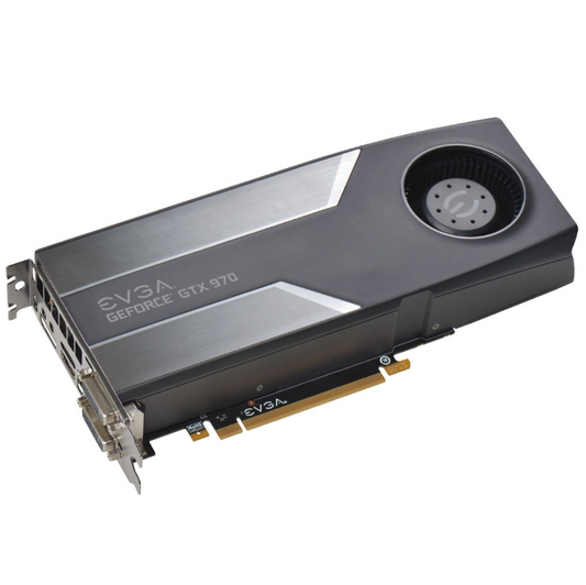 EVGA 04G-P4-1972-KR Graphic Card NVIDIA GeForce GTX 970 HDMI DP 4GB GDDR5 [AU]