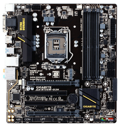 GIGABYTE GA-B150M-D3H Motherboard microATX DDR4 LGA 1151 HDMI DVI VGA Intel B150