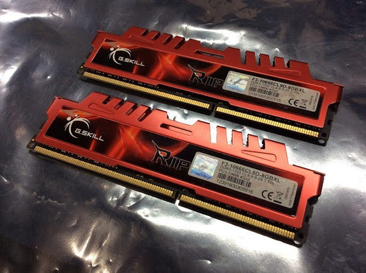 G.SKILL Ripjaws X F3-10666CL9D-8GBXL DDR3-1333 Desktop Memory KIT OF 2 [AU]