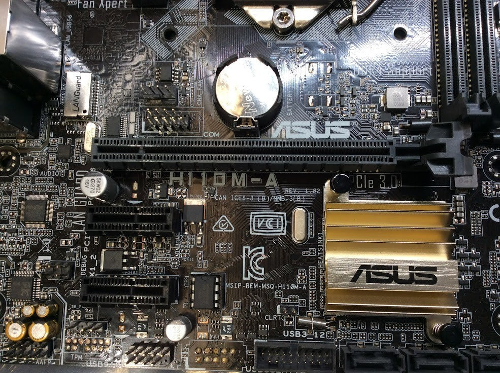 ASUS H110M-A Motherboard microATX LGA 1151 DDR4 VGA HDMI DVI Intel H110 [AU]