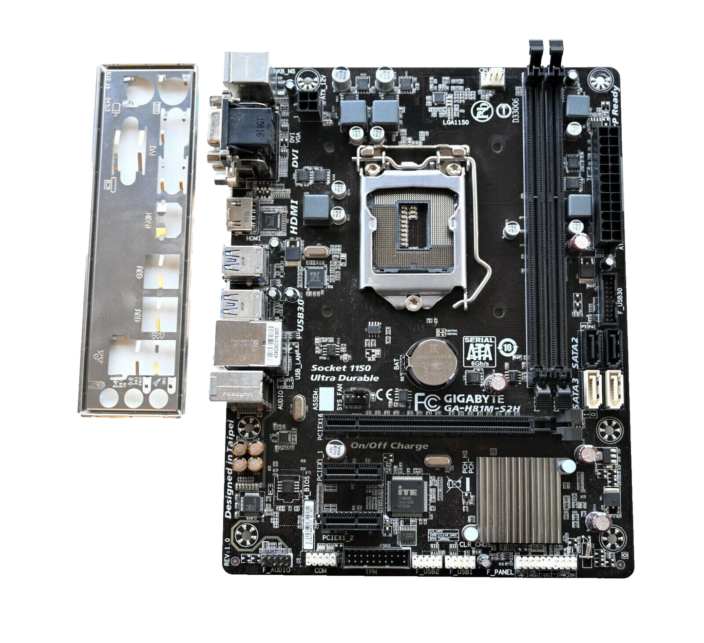 GIGABYTE GA-H81M-S2H Motherboard microATX DDR3 LGA 1150 HDMI VGA DVI Intel H81