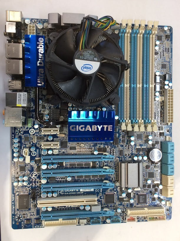 GIGABYTE GA-X58A-UD3R Motherboard ATX DDR3 LGA 1366 Intel X58 + CPU Intel i7-930