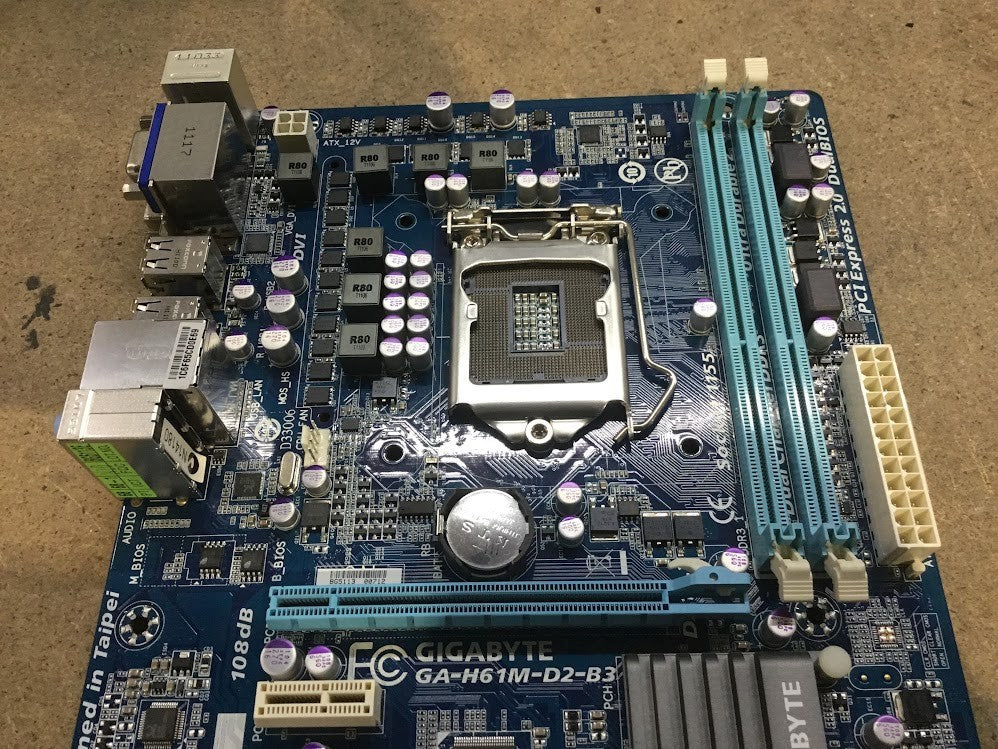 [AU] GIGABYTE GA-H61M-D2-B3 Motherboard DDR3 microATX LGA 1155 DVI VGA Intel H61