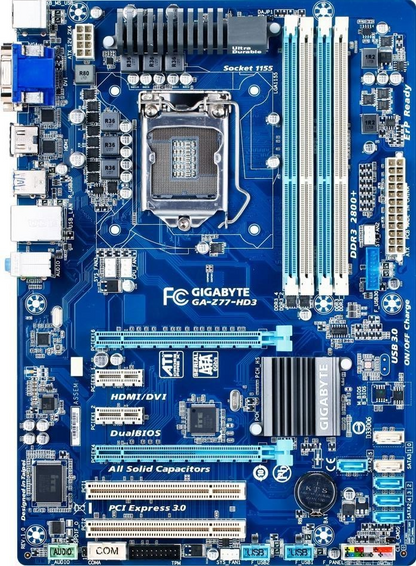 GIGABYTE GA-Z77-HD3 Motherboard ATX DDR3 LGA 1155 VGA DVI HDMI Intel Z77 [AU]