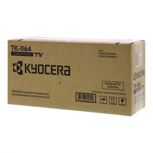 Kyocera TK-1164 Toner Kit Black For ECOSYS P2040dn/ECOSYS P2040dw Au Seller