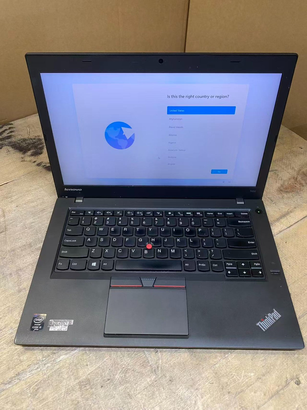 Lenovo ThinkPad T450 Laptop 14'' i5-5300U 8GBRAM 256GB Mini-DP VGA Au Seller A-