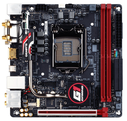 GIGABYTE GA-Z170N-Gaming 5 Motherboard DDR4 Mini-ITX LGA 1151 USB-C Intel Z170