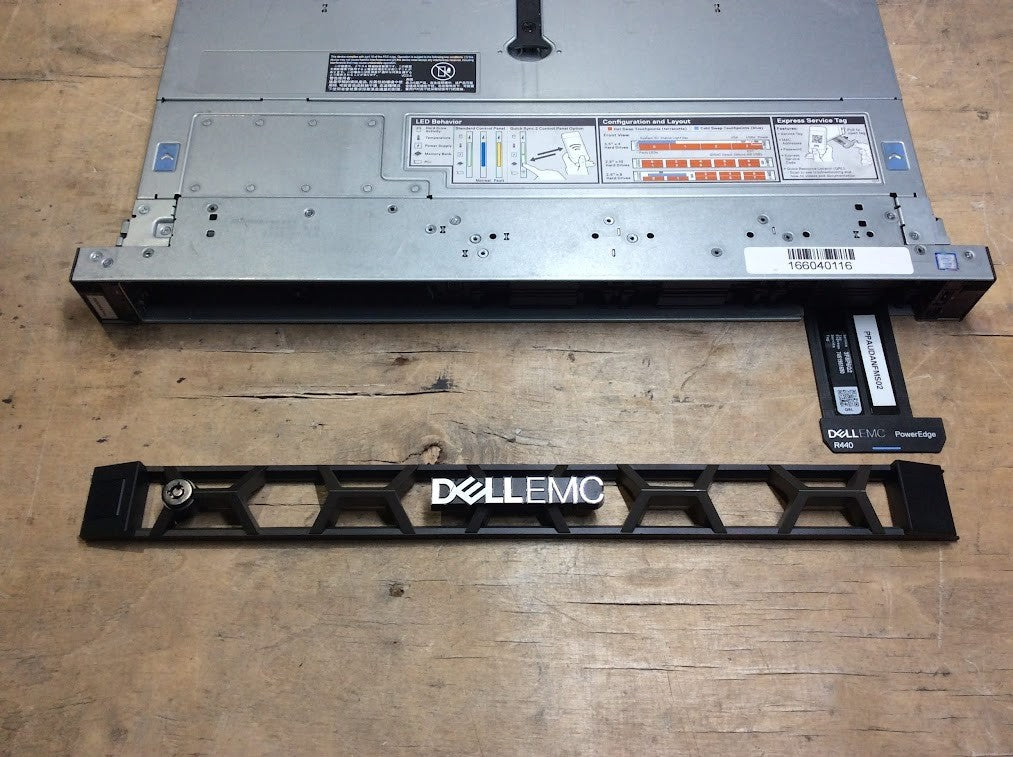 Dell PowerEdge R440 2 x Xeon Bronze 3104+2*PSU +8GB PC4+4 Ports Network Card A-
