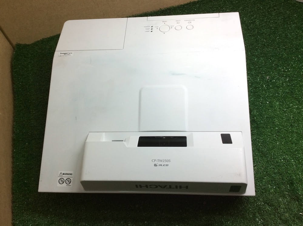 Hitachi CP-TW2505 3LCD WXGA Ultra Short Throw Projector HDMI LAMP HOURS 3277H