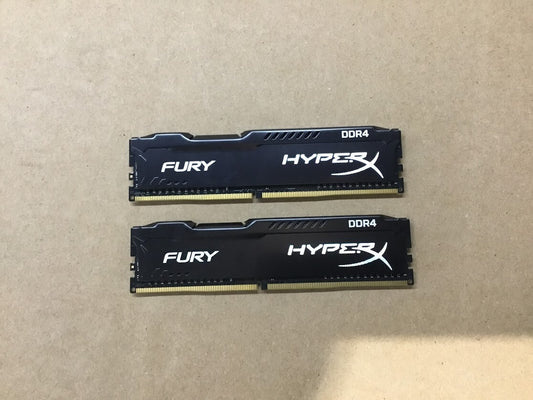 Kingston HyperX Fury Kit (2x8GB) DDR4 HX421C14FBK2/8 Desktop Memory Au Seller