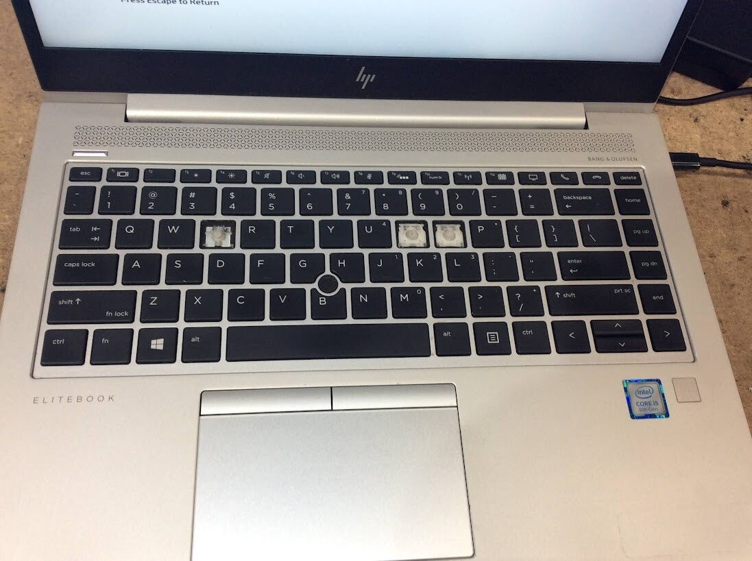 HP EliteBook 840 G6 Laptop 14'' i5-8265U@1.60GHz 4GBRAM 64GBSSD USB3.0 Silver B