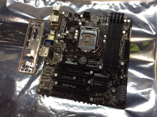 Asrock B85M Pro4 Motherboard microATX DDR3 LGA 1150 VGA DVI HDMI Intel B85 [AU]