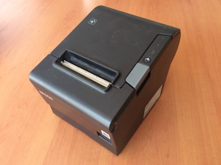 Epson TM-T88VI Monochrome Thermal Line Receipt Printer Tested Black Au Seller