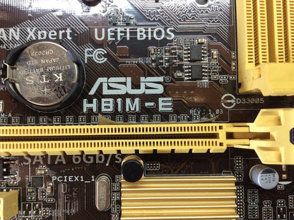 ASUS H81M-E Motherboard microATX DDR3 LGA 1150 VGA DVI Intel H81 [AU Seller]
