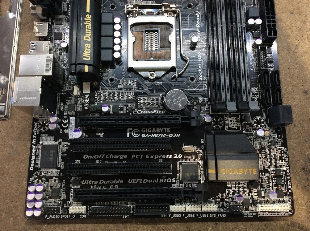 GIGABYTE GA-H87M-D3H Motherboard DDR3 microATX LGA 1150 HDMI DVI VGA Intel H87