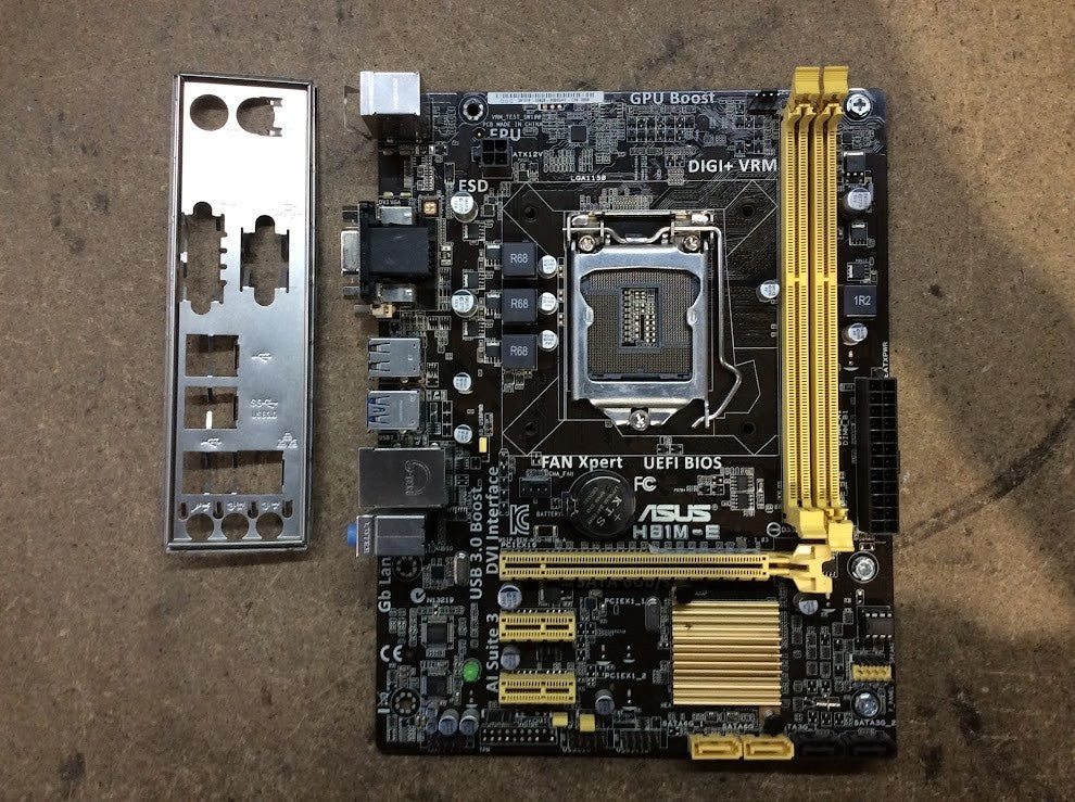 [AU Stock]ASUS H81M-E Motherboard microATX DDR3 LGA 1150 VGA DVI Intel H81