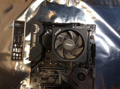 ASUS TUF GAMING X570-PLUS (WI-FI) HDMI DP USB-C AMD X570 With CPU Ryzen 7 3700x