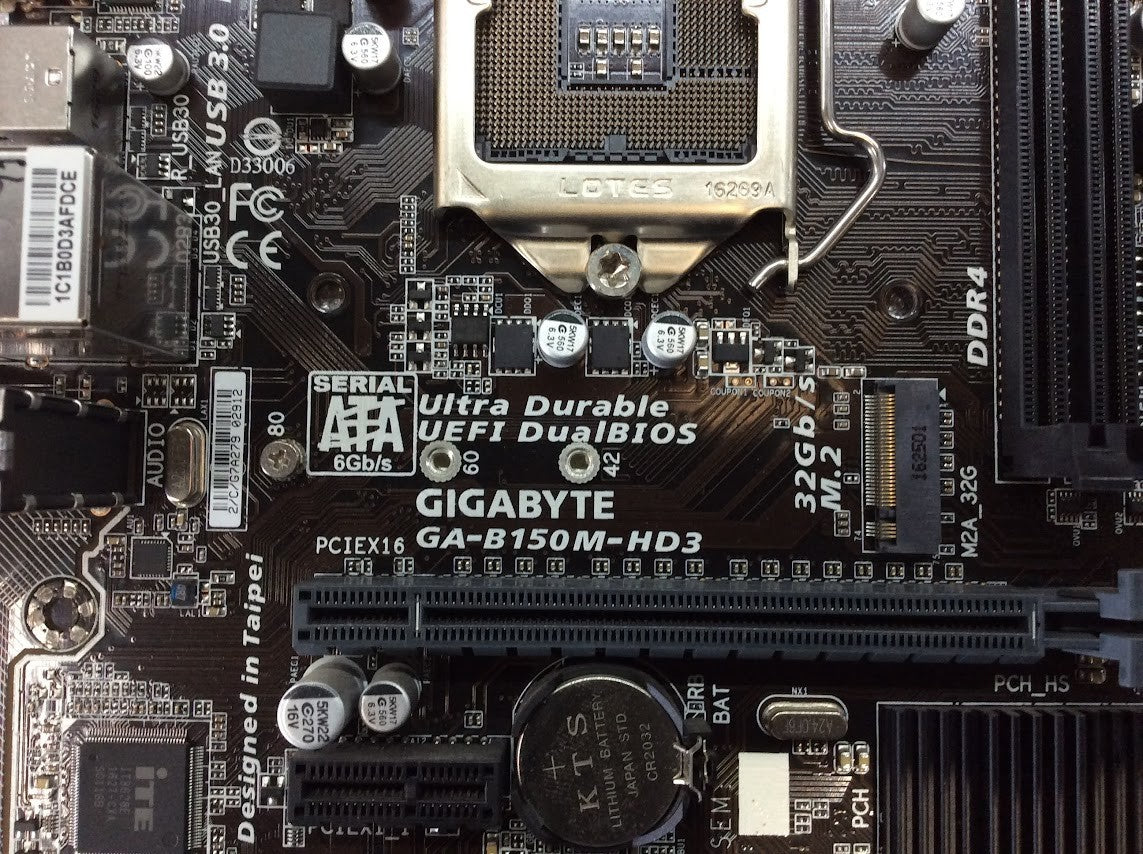 GIGABYTE GA-B150M-HD3 Motherboard microATX DDR4 LGA 1151 VGA HDMI DVI Intel B150