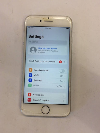 Apple A1778 iPhone 7 Phone 4.7" 128GB Wi-Fi Bluetooth Touch Silver Au Seller A-