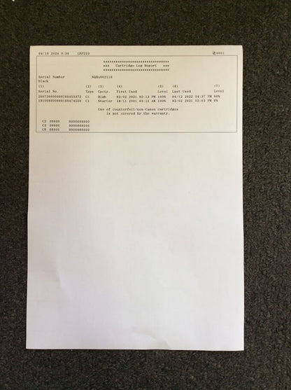 Canon imageClass LBP223dw Single Monochrome 33ppm Laser Printer Tested Au Stock