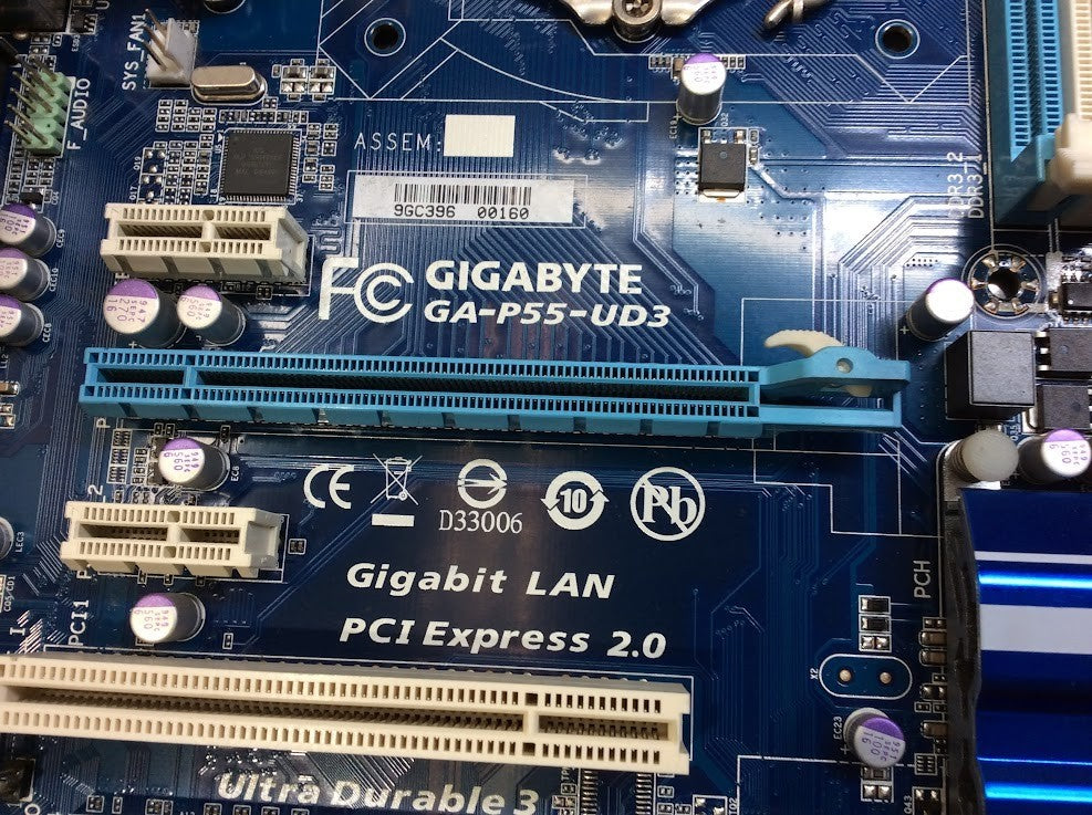 GIGABYTE GA-P55-UD3 Motherboard DDR3 ATX LGA 1156 USB3.0 Intel P55 [AU Seller]